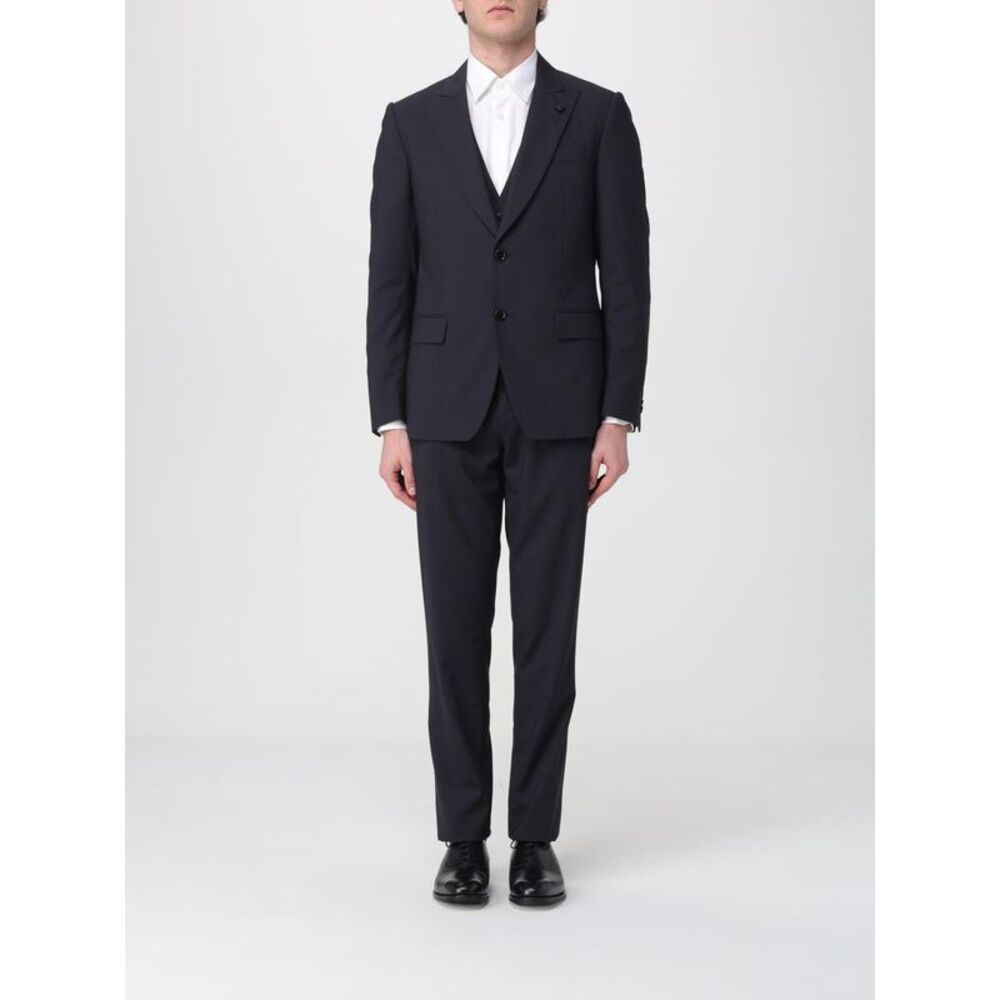 Lardini Suit Men Blue